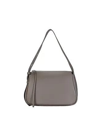 TORY BURCH | Ledertasche - Schultertasche ROMY | braun